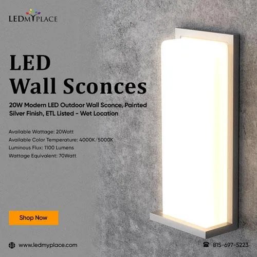 Purchase Now LED Wall Sconces to Lift the Beauty with Lighting