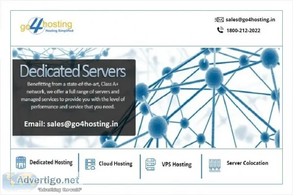 Go4hosting - dedicated server hosting in india