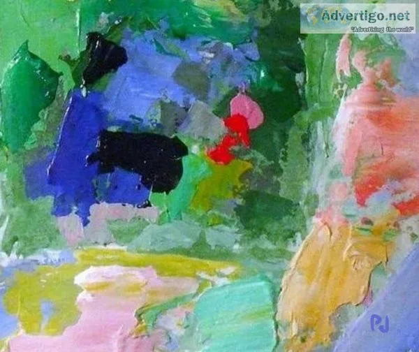 Abstract Expressionist Print - Pleasant Thoughts of Green