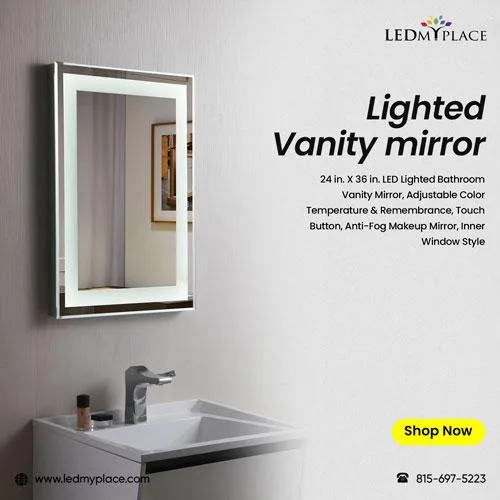 Get Ready Faster with a Lighted Vanity Mirror at Attractive Pric