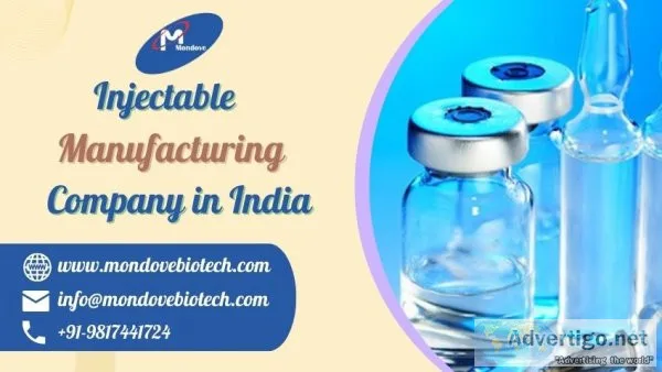 Injectable manufacturing company in india | mondove biotech