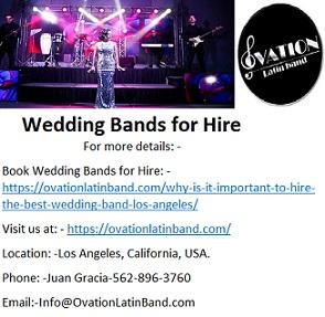 Versatile Ovation Local Latin Live Wedding Bands for Hire.
