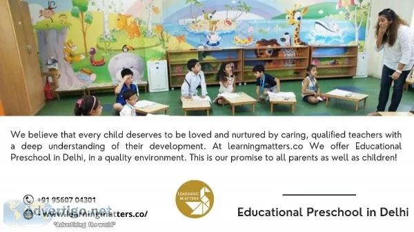 Learning Matters  Educational Preschool in Delhi for children  A