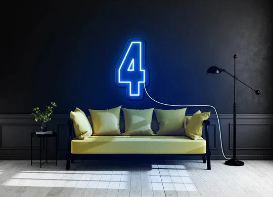 Neon light sign