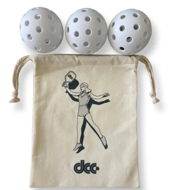 Shop White DCC Pickleball Set Online &ndash Disco Country Club