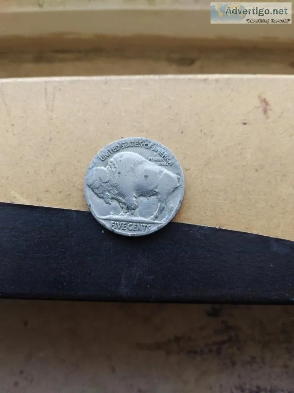 4 indian buffalo 5 cent coins