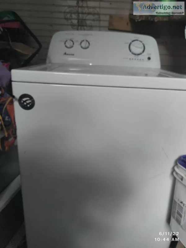 Amana washer and gas dryer