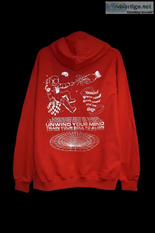 Shop Printed Red Crewneck Sweatshirts Online - API The Label