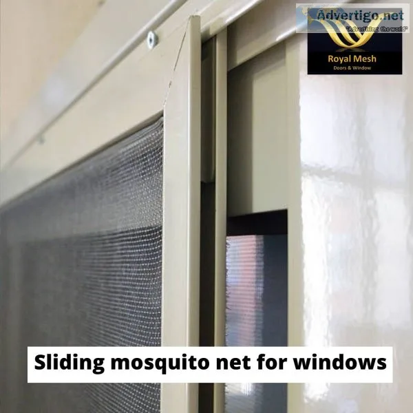 Sliding mosquito net for windows