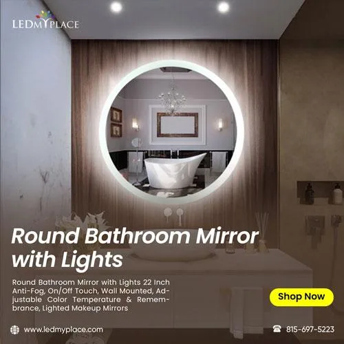 Get the Perfect Bathroom Look with a Round Bathroom Mirror with 