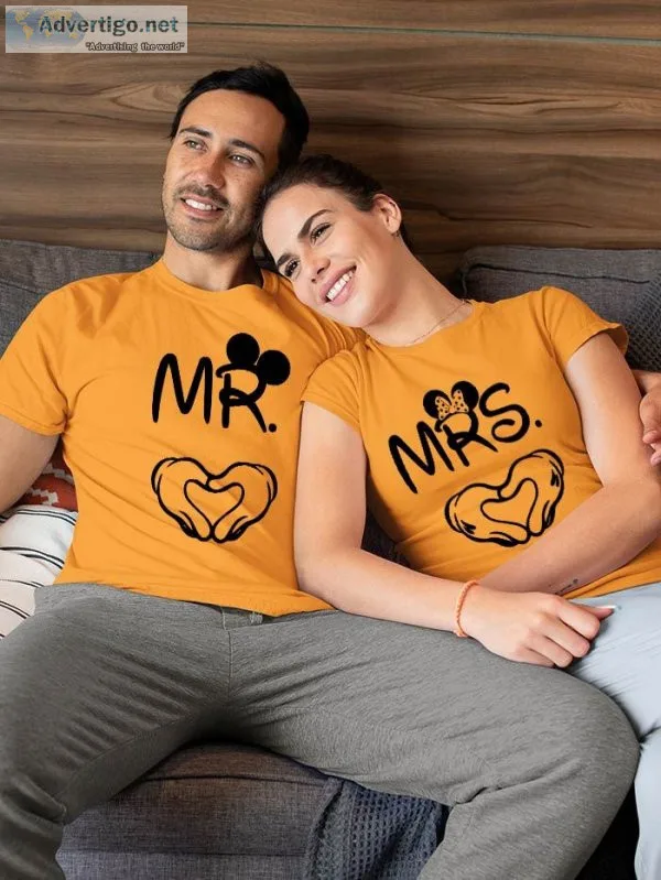 Couple t shirts - buy tshirt for couple online at beyoung