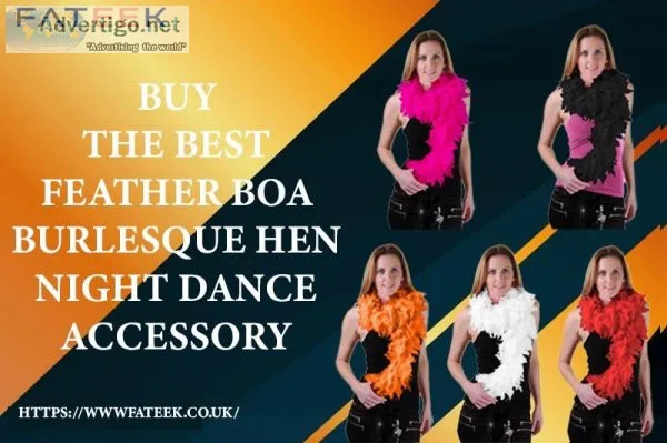 Buy The Best Feather Boa Burlesque Hen Night Dance Accessory