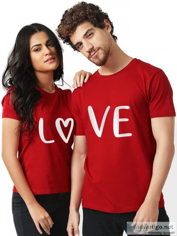 Couple t shirts - buy tshirt for couple online at beyoung