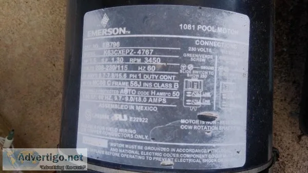 Emerson Pool Pump