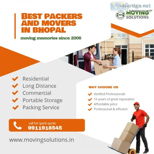 Best packers and movers in bhopal