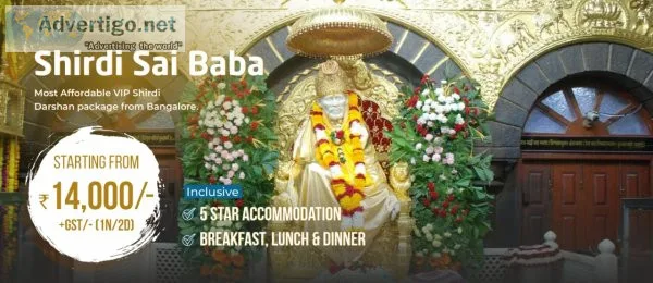 Shirdi one day package | book now same day darshan of sai baba
