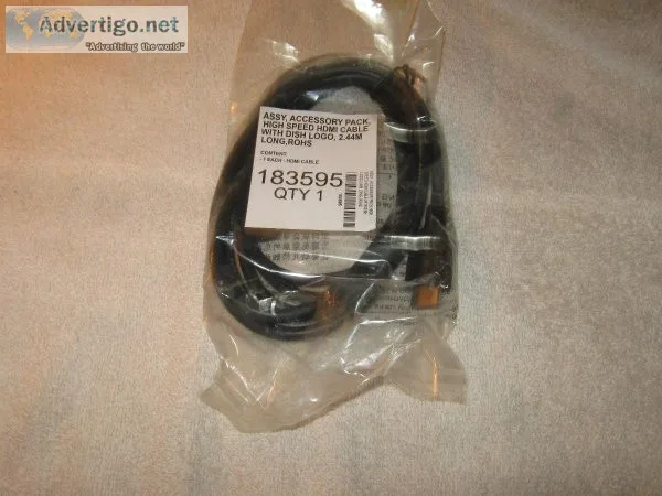 NEW - ASSY Accessory Pack High Speed HDMI Cable with Dish Logo 2