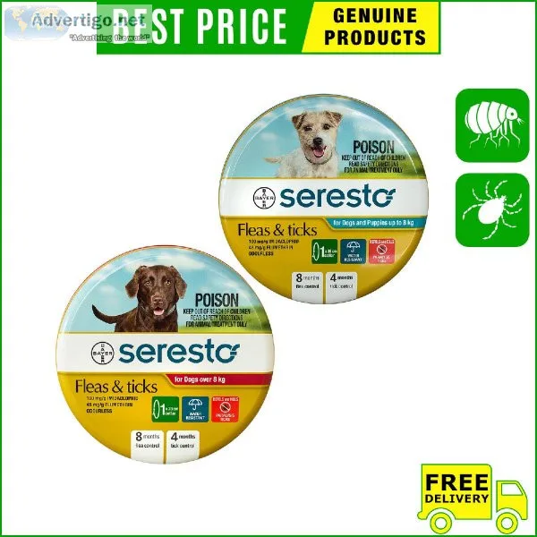 SERESTO- A Dog Collar for Flea and Tick protection