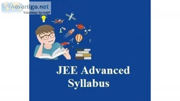 Jee advanced syllabus