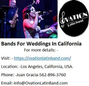 Hire Local Live Latin Bands For Weddings In California.