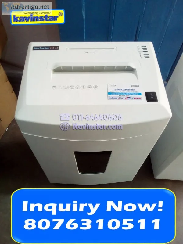 Paper shredder machine price in noida