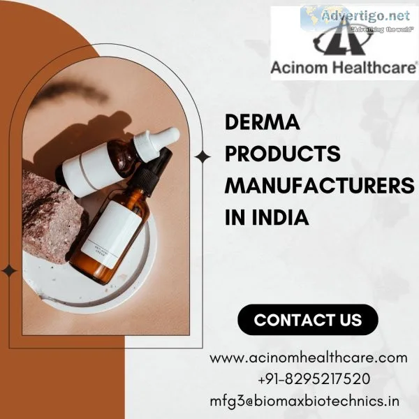 Derma products manufacturer in india | acinom healthcare