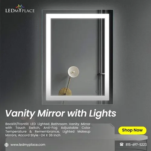 Find the Vanity Mirror with Lights from LEDmyplace