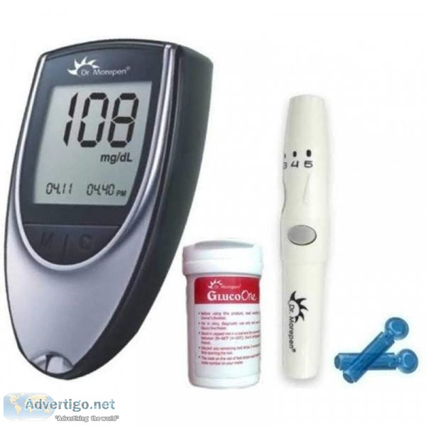 Dr morepen bg-03 gluco one glucose meter all in one combo pack