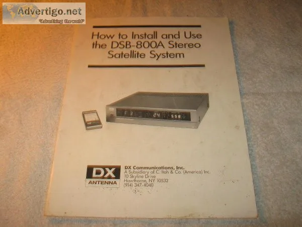 DX Communications - How to Install and use the DBSA-800A Stereo 