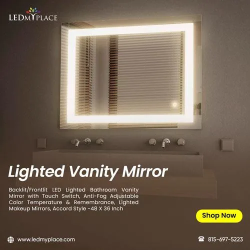 Get an excellent Lighted Vanity Mirror for your bathroom at the 
