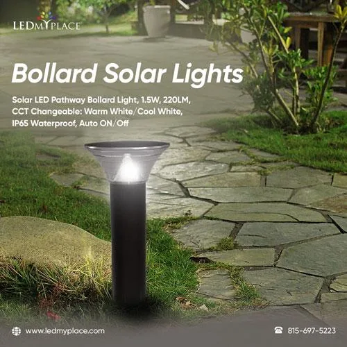 Get Bollard Solar Lights for Your Outdoor Location at Affordable