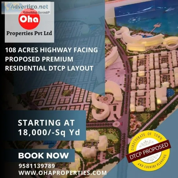 Residential open plots for sale in sadasivpet, hyderabad