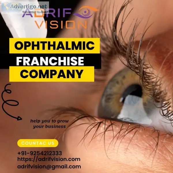 Ophthalmic franchise companies in india | adrif vision