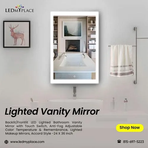 Shop Now Lighted Vanity Mirror Give Your Bathroom a Touch of Gla