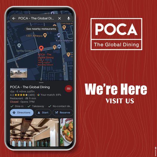 Best restaurants near me in vadodara | poca - the global dining