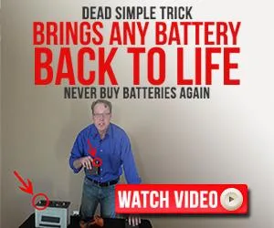 Easily Bring Old Batteries Back To Life Again And Never Buy Batt