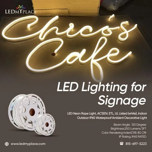 Shop Now LED Lighting for Signage to Easily Grab Attention
