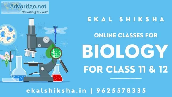 Online biology classes for class 11 in delhi