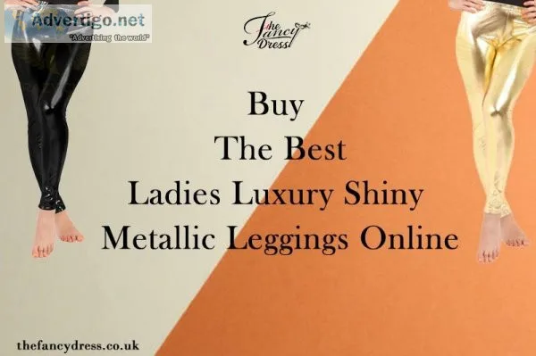 Buy The Best Ladies Luxury Shiny Metallic Leggings Online