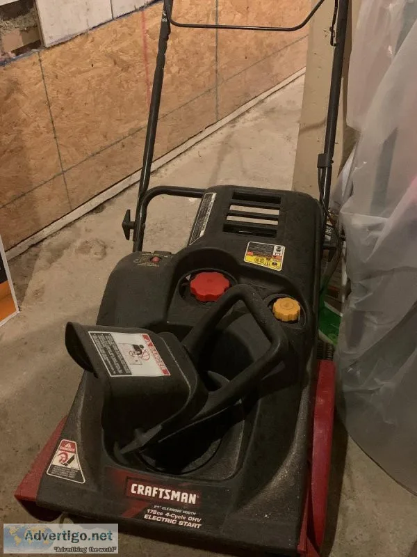 Craftman 21&quot Snow Blower