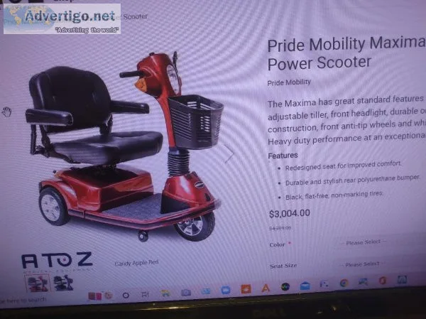 Pride Maxima Scooter for Sale or Trade