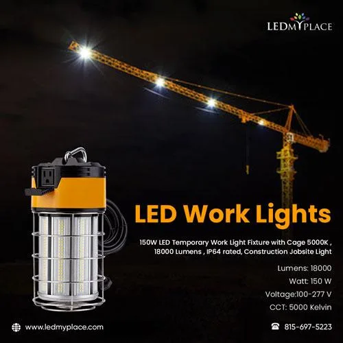 Get the Brightest LED Work Lights with a 50000-Hour Lifespan