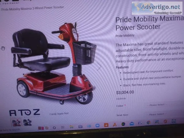Pride Maxima Scooter for sale or Trade