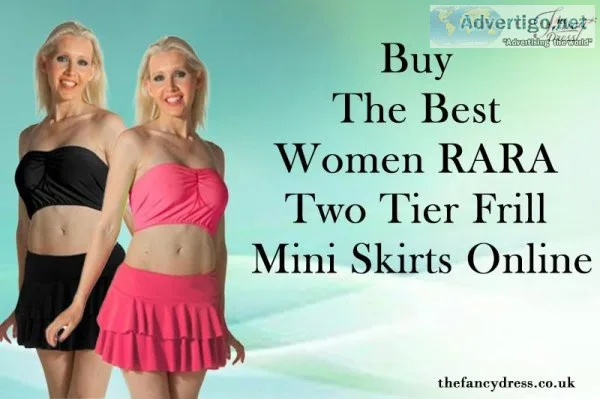 Buy The Best Women RARA Two Tier Frill Mini Skirts Online