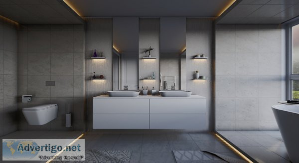 Transform your bathroom to the latest bathroom design trends wit