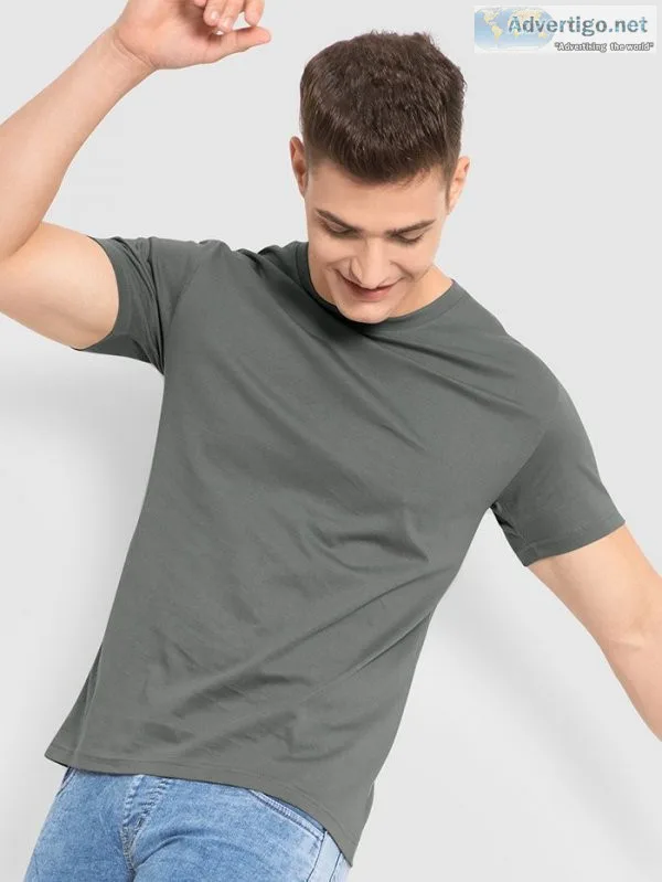 Get exclusive collection of plain tshirt online at beyoung