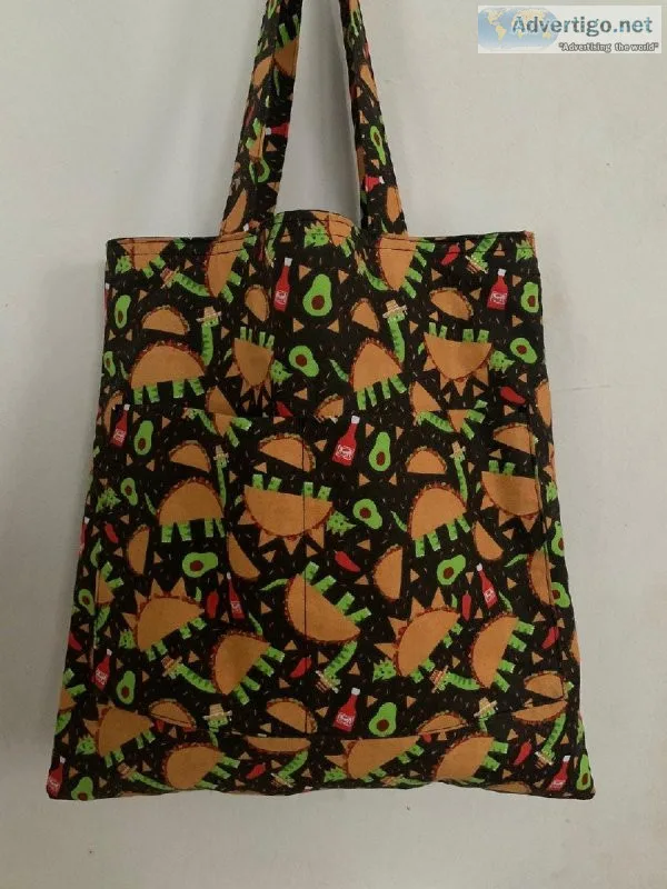 Taco Dinos Medium Tote Shoulder Bag