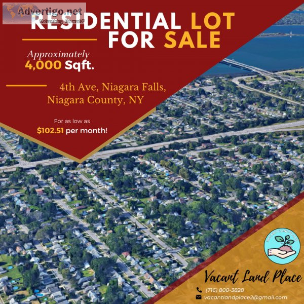 Wooded residential lot near the scenic Niagara River