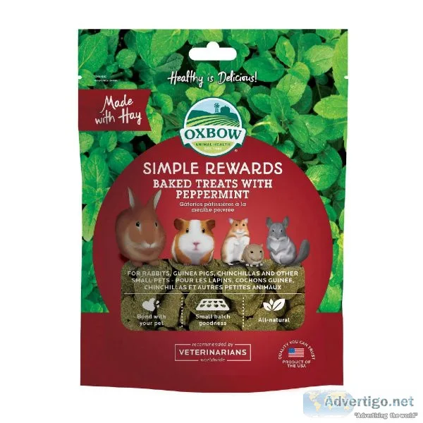 Buy Oxbow Peppermint Treats Online  DiscountPetCare