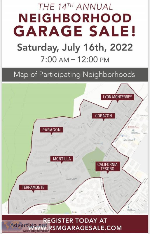 14th Annual RSM Garage Sale BACK and BIGGER THAN EVER